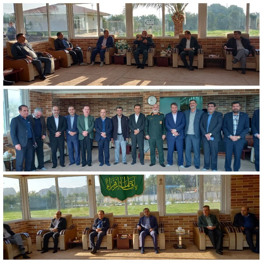 دیدار مدیرکل بهزیستی خوزستان با فرمانده قرارگاه کربلا در جنوب غرب