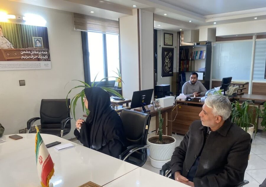 دیدار مدیرکل بهزیستی استان اصفهان با مقتدایی، نماینده مردم اصفهان در مجلس شورای اسلامی