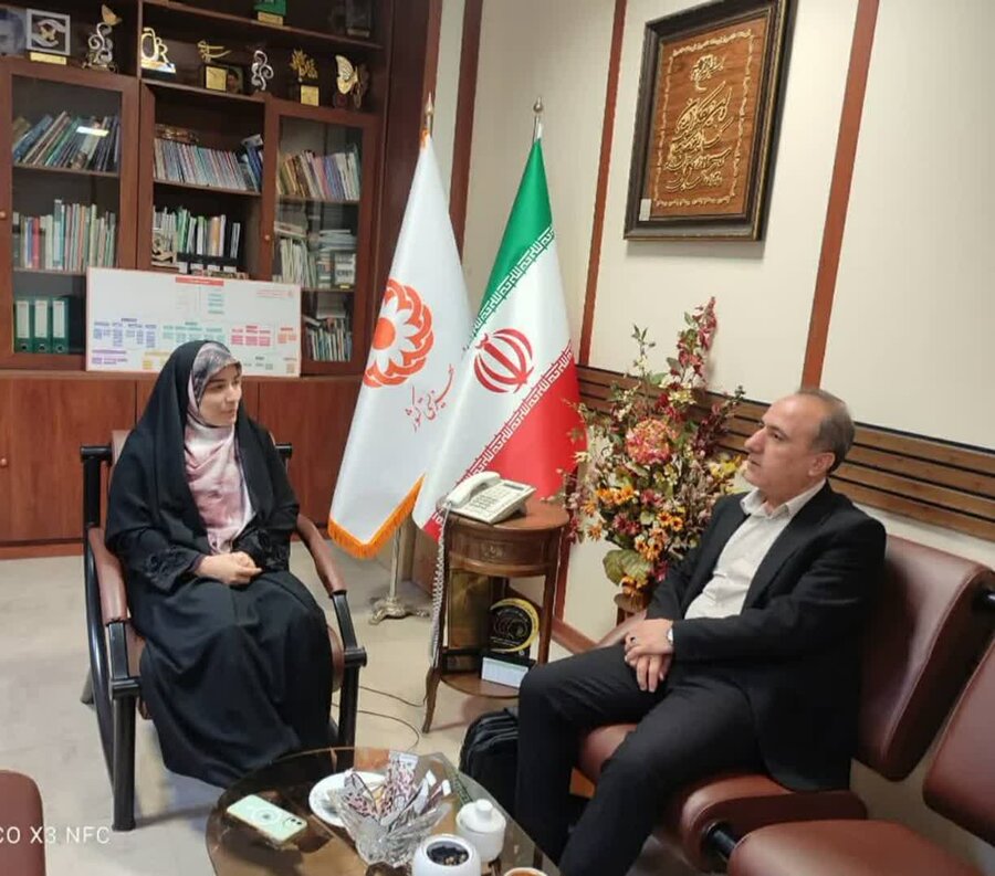 دیدار با رئیس سازمان بهزیستی