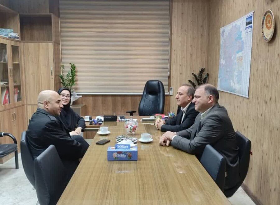 دیدار با رئیس سازمان بهزیستی