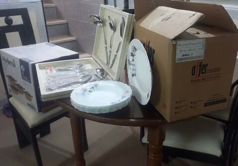 ملارد | توزیع اقلام و سرویس‌های ضروری آشپزخانه میان زوج‌های جوان تحت حمایت بهزیستی