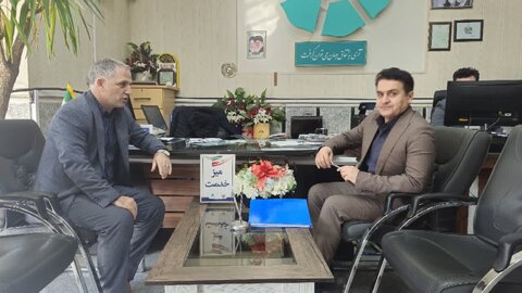 پارس آباد|حضور رئیس اداره بهزیستی شهرستان پارس‌آباد در بانک توسعه تعاون جهت پیگیری وام اشتغال مددجویان