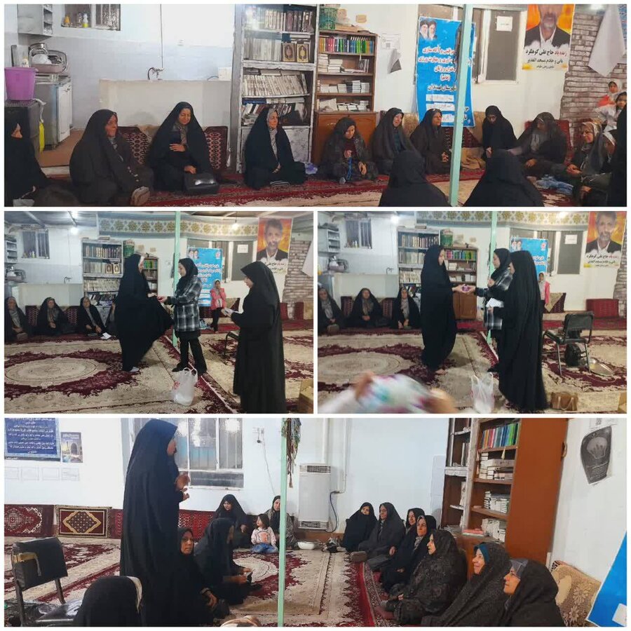 جلسه پایانی و اختتامیه کارگاه آموزشی طرح خودمراقبتی و آگاه‌سازی با تأکید بر تاب‌آوری و مهارت‌ورزی دختران و زنان (طرح خاتم) در شهرستان نهبندان