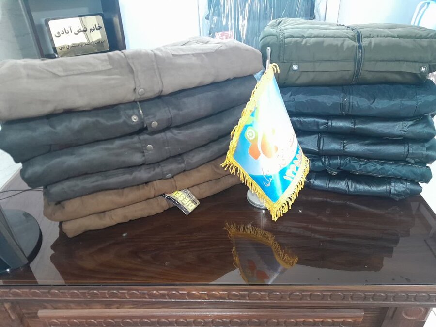 ملارد | توریع البسه ویژه فصل سرما جهت مددجویان تحت پوشش بهزیستی