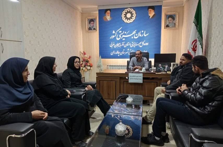 جلسه برنامه‌ریزی و هماهنگی ایام الله دهه فجر در اداره بهزیستی شهرستان چالدران