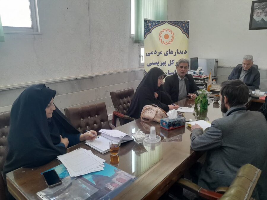 ملاقات مردمی مدیر کل بهزیستی قم با مددجویان