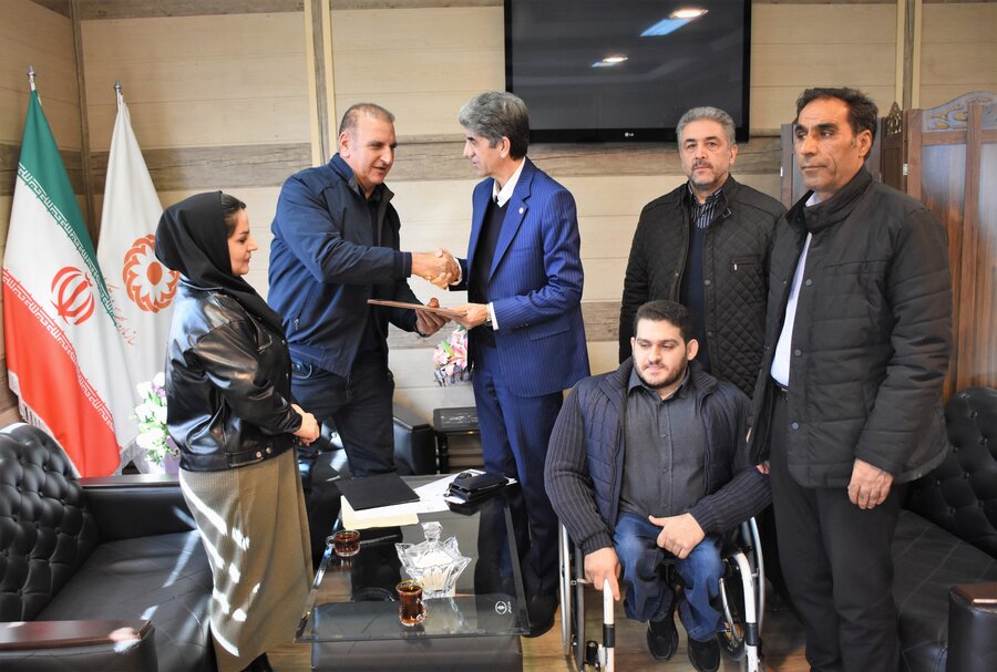 تقدیری برای حمایت بهزیستی از ورزشکاران