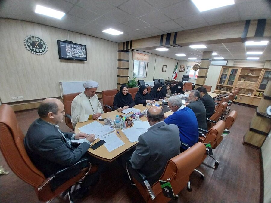 برگزاری نشست هم‌اندیشی و برنامه‌ریزی ماه مبارک رمضان در بهزیستی گیلان