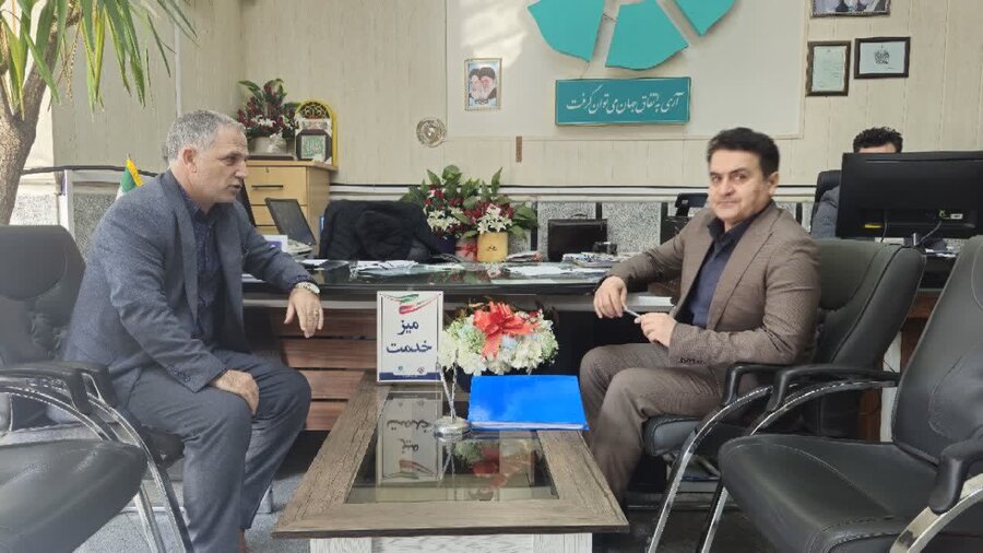 پارس آباد|حضور رئیس اداره بهزیستی شهرستان پارس‌آباد در بانک توسعه تعاون جهت پیگیری وام اشتغال مددجویان