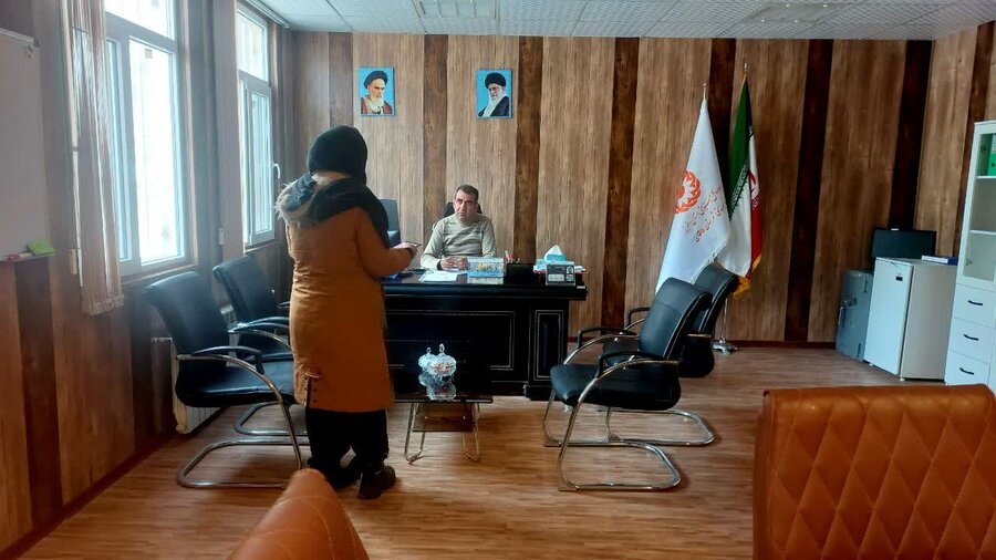 طالقان | ملاقات رئیس اداره بهزیستی شهرستان طالقان با جامعه هدف محترم