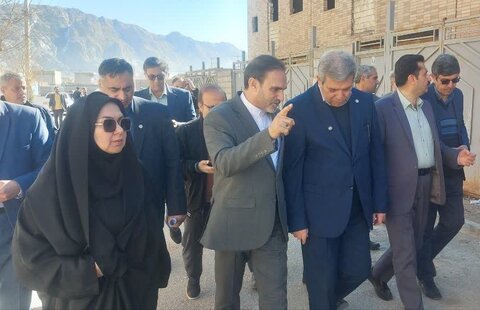 بازدید رئیس سازمان بهزیستی کشور از پروژه ۲۰ واحدی مسکن منظریه