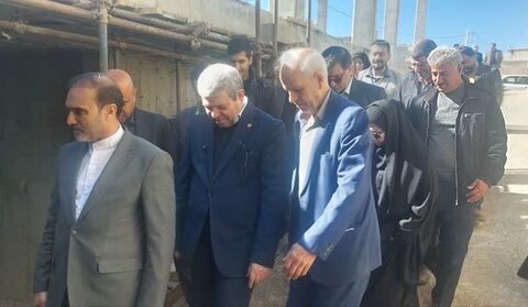 بازدید از محل احداث مرکز شبانه‌روزی معلولان جسمی و ضایعه نخاعی