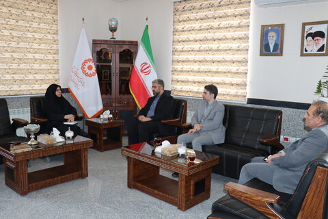 دیدار مدیرعامل بنیاد سادات کشور با مدیرکل بهزیستی استان اردبیل