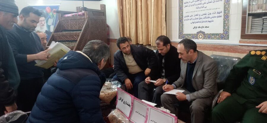 برپایی میز خدمت محله‌محور در مسجد حاج‌ملک گوگان