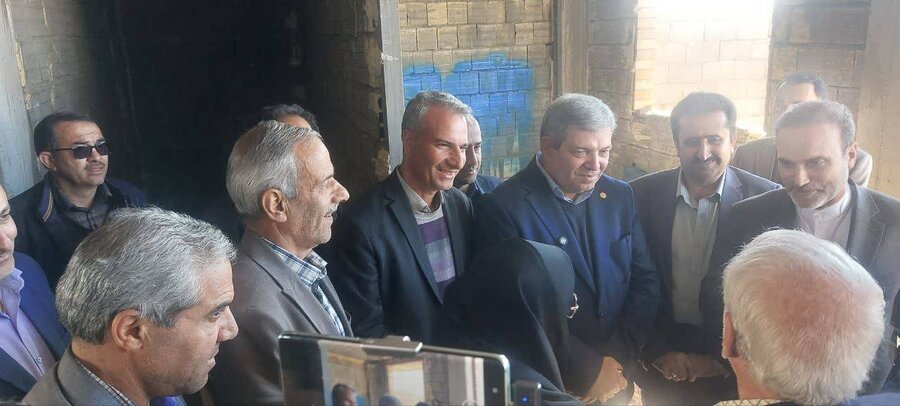 بازدید رئیس سازمان بهزیستی از پروژه ۲۰ واحدی مسکن منظریه
