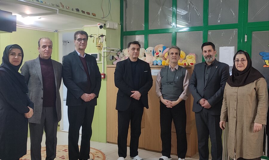 بازدید مدیران ارشد بهزیستی کشور از شیرخوارگاه عترت همدان