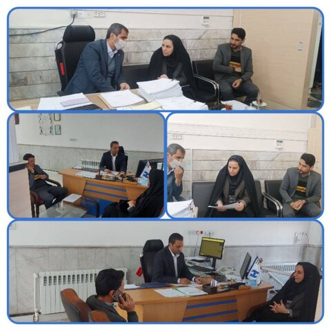 نشست هماهنگی رئیس اداره بهزیستی شهرستان با مدیران بانک‌های عامل شهرستان برگزار شد