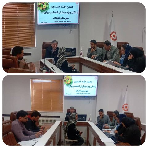  برگزاری دهمین کمیسیون تشخیص معلولیت ویژه بیماران اعصاب و روان در شهرستان قاینات