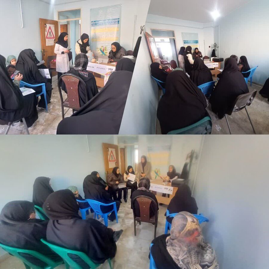 برگزاری جلسه آموزشی هفته مبارزه با سرطان در مرکز مثبت زندگی ۷۹۲ شهر دمق