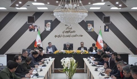 برگزاری جلسه برنامه‌ریزی مراسمات دهه مبارک فجر در فرمانداری مهاباد