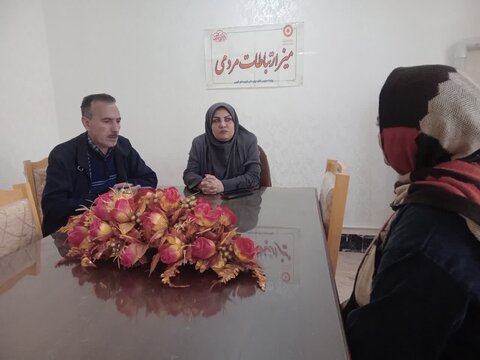 گرمی| برگزاری میز خدمت در اداره بهزیستی شهرستان گرمی