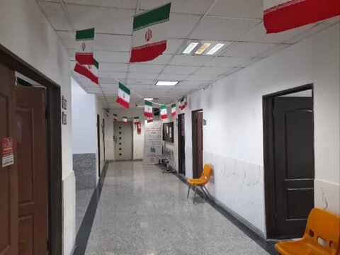 بهارستان | به مناسبت دهه فجرآذین بندی شد