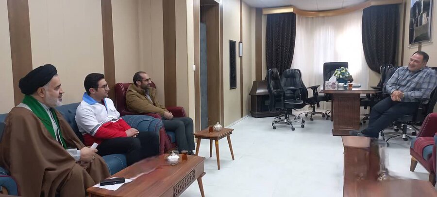تأکید بر تعامل سازنده؛ دیدار مسئولین بهزیستی، هلال احمر و ستاد بازسازی عتبات و عالیات با شهردار