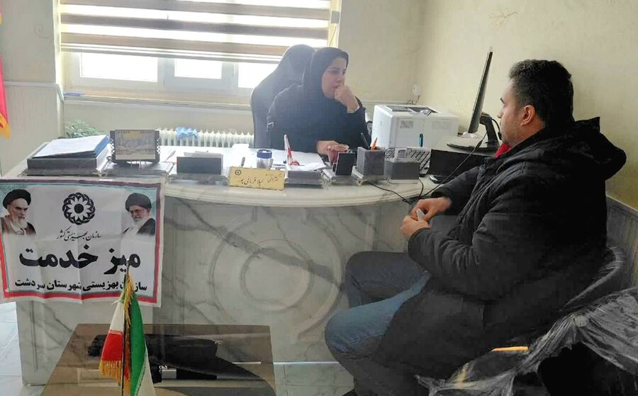 دیدار چهره به چهره رئیس اداره بهزیستی سردشت با مددجویان
