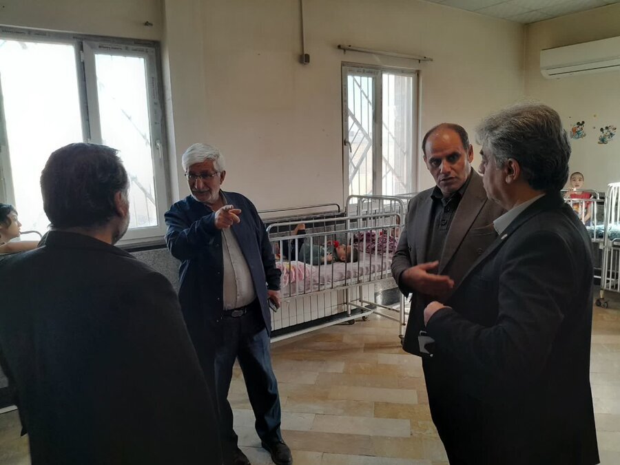 بازدید خیرین  از مرکز خانه کوچک گل نرگس ویژه نگهداری دختران ذهنی 