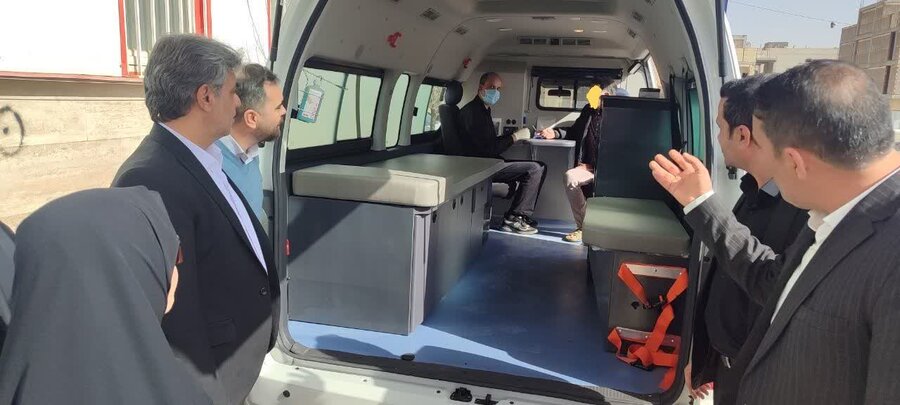 آغاز بکار ون سنتر قم با تحویل ون جدید