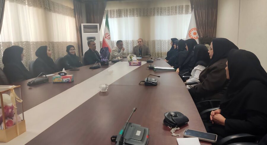 تکریم و معارفه رئیس شیرخوارگاه معتضدی