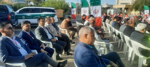 فیروزآباد|برگزاری مراسم زنگ انقلاب و غبارروبی گلزار شهدای فیروزآباد