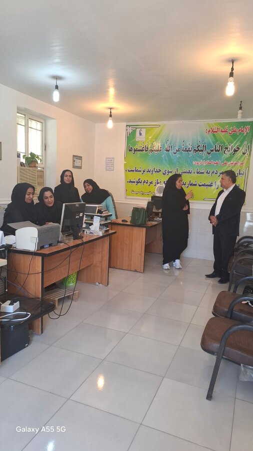 لامرد| بازدید از مراکز خدمات بهزیستی (مثبت زندگی)