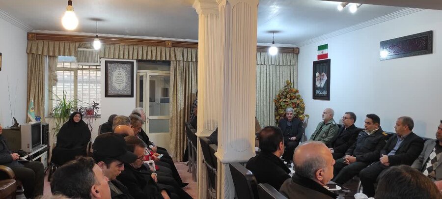 دیدار روسای ادارات با امام‌جمعه شهرستان اسکو به مناسبت آغاز دهه فجر