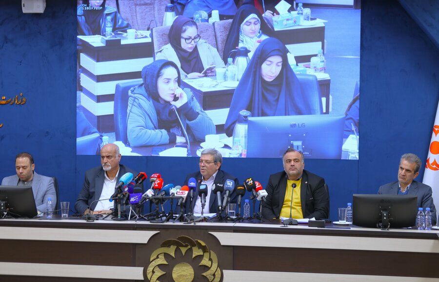 نشست خبری رئیس سازمان بهزیستی (با موضوع پویش سلام محله همزمان با دهه فجر)