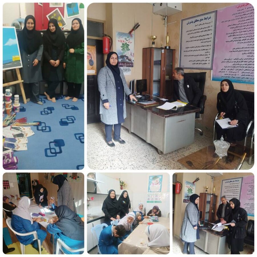 دهه فجر گرامی باد/بازدید از مراکز تحت نظارت بهزیستی شهرستان سرایان