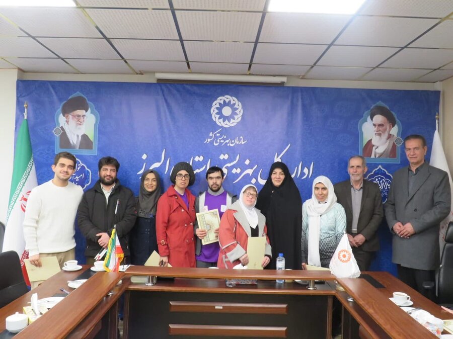 تجلیل از نخبگان دارای معلولیت البرز همزمان با آغاز دهه فجر و بمناسبت روز جوان