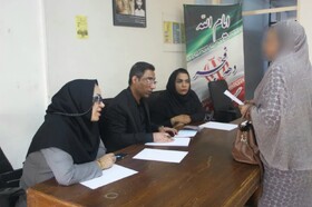 بندرعباس | برپایی میز ارتباطات مردمی همزمان با ایام الله دهه مبارکه فجر