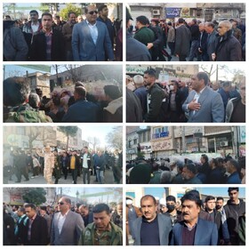 کلاله | تشییع پیکر مطهر شهید سرهنگ هادی سدیدی