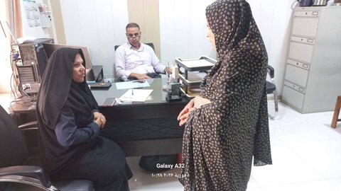 میناب | برپایی میز ارتباطات مردمی بهزیستی همزمان با فرارسیدن دهه فجر