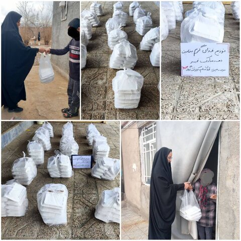 دهه فجر گرامی باد/توزیع ۲۰۰ پرس غذای گرم بین مددجویان ومعلولین تحت پوشش