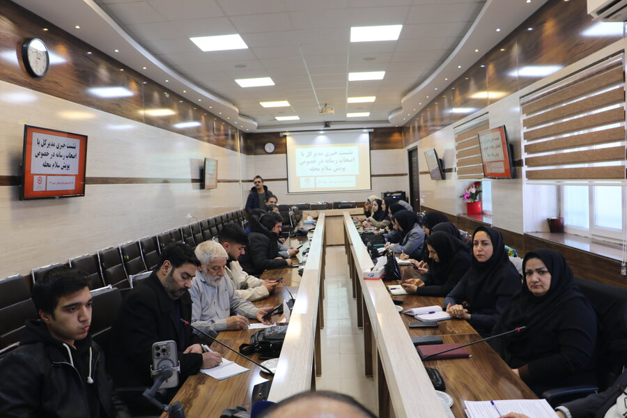 نشست خبری مدیر کل بهزیستی استان  ((پویش  سلام محله ))