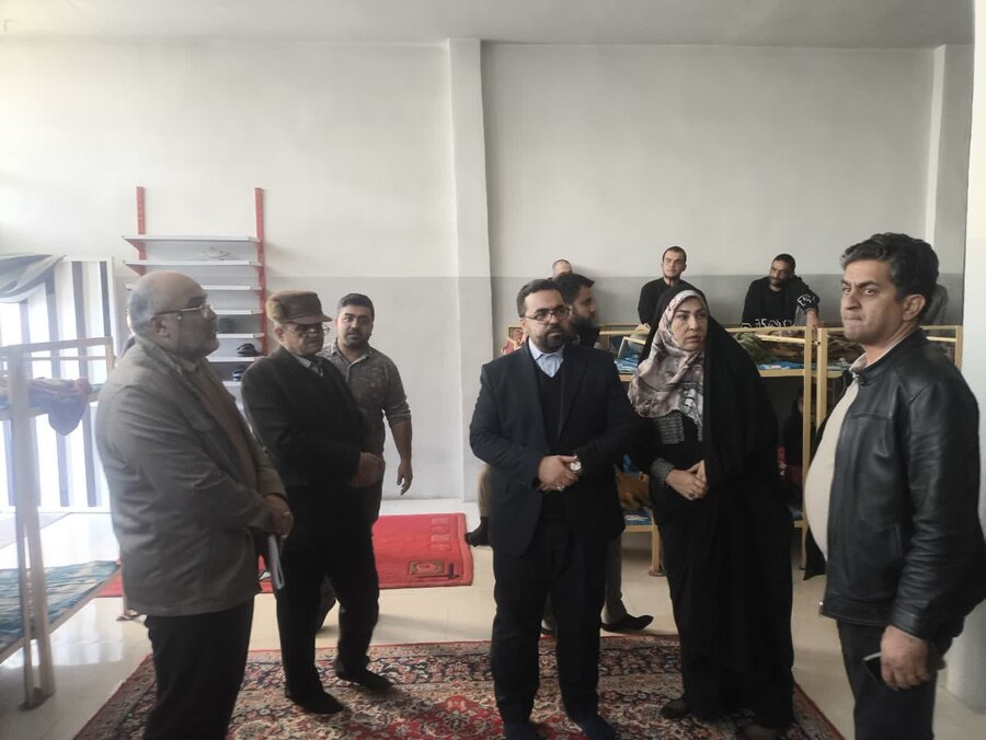 پاکدشت | بازدید مسئولان قضایی و انتظامی از کمپ ماده ۱۶ کمیل