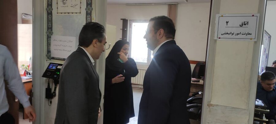 حضور و دیدار مدیر کل با رییس و کارکنان بهزیستی شهرستان قرچک همزمان با روز جشن پیروزی انقلاب اسلامی