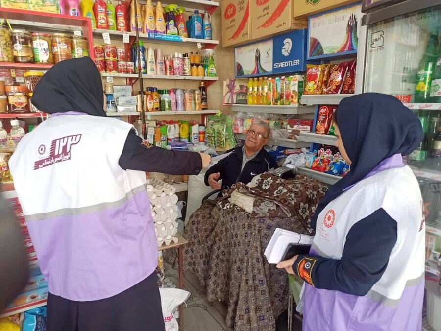 پیشوا | اجرای طرح «سلام محله» توسط اورژانس اجتماعی در محله کهنک