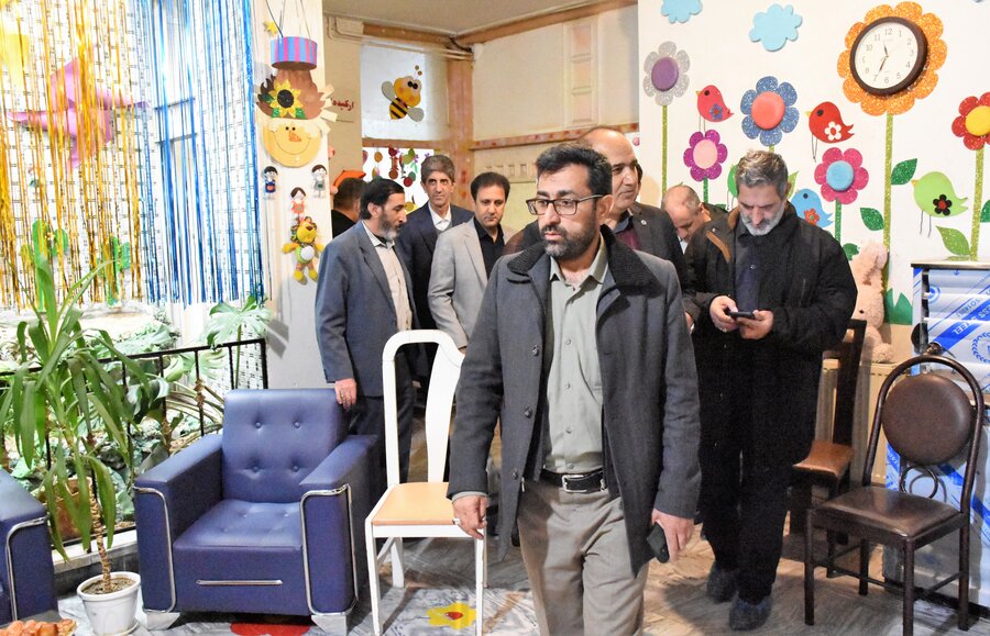 بازدید دستگاه‌های عضو شورای رفاه از مرکز "کلبه مهر"