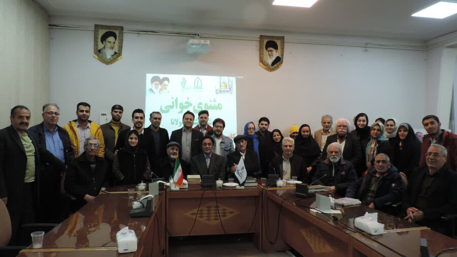 حضور رئیس اداره بهزیستی شهرستان قم در یکصد و بیستوسومین جلسه شرح مثنوی مولانا