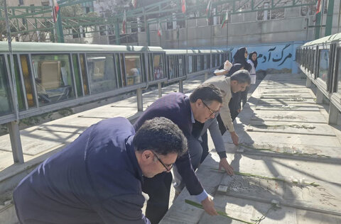 کرج | غبارروبی مزار شهداء در آستانه دهه مبارک فجر