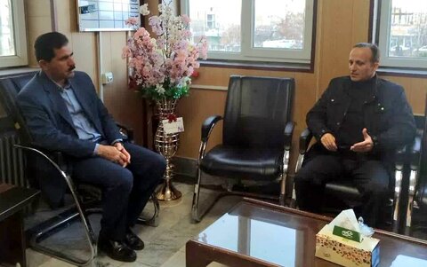 برگزاری جلسه رئیس بهزیستی با معاون سیاسی، امنیتی و اجتماعی فرمانداری اشنویه