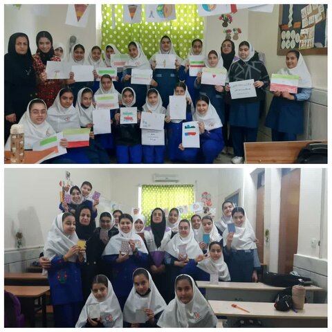 بندرگز | برگزاری مسابقه نقاشی جشن انقلاب